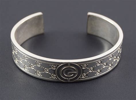 gucci silver bracelet cuff